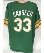 Jose Canseco Signed Autographed Oakland A&#39;s Green Baseball Jersey - PSA/... - $136.75 CAD