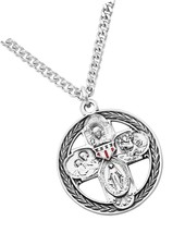 Rosemarie&#39;s Religious Gifts Sterling Silver Large Round - £335.21 GBP