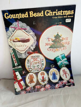 Counted Bead Christmas counted cross stitch design book - $7.60