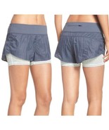 ZELLA Euphoria Layered Running Shorts Gray Lined Women&#39;s Sm - $12.99