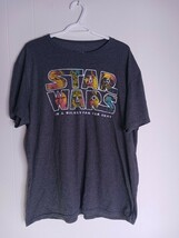 STAR WARS T-shirt Men XL In A Galaxy Far Far Away Charcoal Heather Gray ... - $145.74 MXN