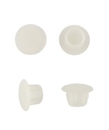 20 Plastic Furniture Legs Hole Drill Cover Tube Insert Off White, 8mm Dia - £2.06 GBP