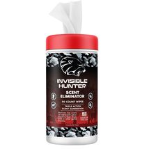 Invisible Hunter Scent Eliminator - Wipes; Triple Action to Break, Neutralize an - £10.11 GBP