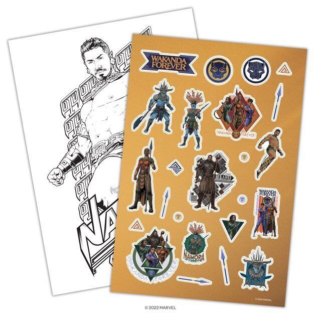 Marvel Black Panther 20 Page Punch Out Project Activity Book, Paperback Item image 5