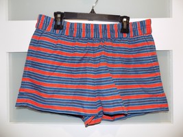 J. Crew Red/Blue Striped Elastic Waist Shorts Size 6 Women&#39;s EUC - £13.56 GBP