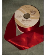 Lion Red Sea Maid Ribbon 50 yds Roll Weather Resistant - £15.54 GBP