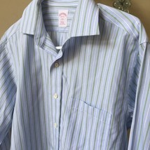 Brooks Brothers 346 Men&#39;s Striped Dress Shirt - £9.23 GBP