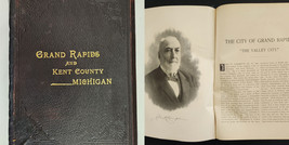 1900 Antique Grand R API Ds Kent County Mi History Genealogy Campau - £233.40 GBP