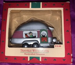 Hallmark Keepsake Ornament 1988 Travels With Santa Airstream Trailer RV ... - $9.50