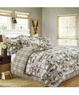  Cabin Pine Bear Pine Lodge 7 Piece Bed In A Bag Comforter Sets, Choice ... - £40.38 GBP+