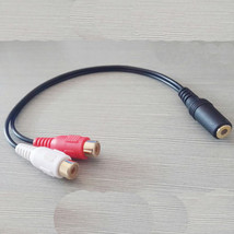 Stereo Rca Female To 3.5Mm 1/8" Headphone Adapter Cable - £11.79 GBP