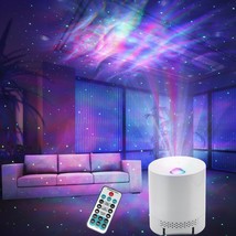 Galaxy Projector Star Projector, Northern Lights Projector with Remote Control, - £29.86 GBP