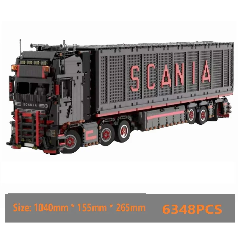 Scania Truck R620 Trailer Engineering Vehicle MOC-62038 RC Remote Control - £157.47 GBP+