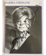 Barbra Streisand Hand-Signed Autograph With Lifetime Guarantee - $300.00