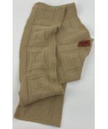 Missoni Knitted Light Brown Viscose Warm Knit Scarf Made In Italy 64" x 6" - $29.69