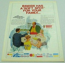 1970 Print Ad Ramada Inn Roadside Hotels Inn Keeper Meets a Family - $13.66