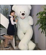 8.5ft/102&quot; Huge Oversized White Teddy Bear Plush Toy- Bearskin ONLY! - £89.48 GBP
