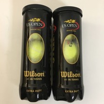 WILSON Official Wilson Us Open Tennis Balls Exclusive Extra Duty Sealed 3 balls! - £16.58 GBP