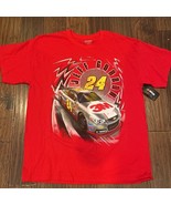 Hendrick Motorsports Jeff Gordon 3M NASCAR Mens T-Shirt Red Crew Cotton ... - $24.41 CAD