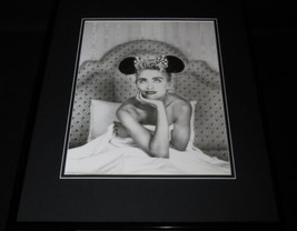 Madonna 1987 in bed with mouse ears Framed 11x14 Photo Poster - $59.39