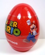 Plastic Egg with 40 SUPER MARIO temporary tattoos sealed 2022 - £4.70 GBP