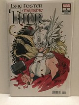 2022 Marvel Comics Jane Foster The Mighty Thor Peach Momoko Variant #1 - $13.25