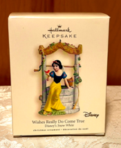 Disney Hallmark Keepsake Ornament. Wishes Really Do Come True, Snow Whit... - $12.86