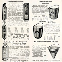 1922 NT Bushnell Buffalo Fire Extinguishers Advertisement Catalog Hardwa... - $951.78 MXN