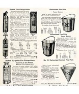 1922 NT Bushnell Buffalo Fire Extinguishers Advertisement Catalog Hardwa... - €43,41 EUR