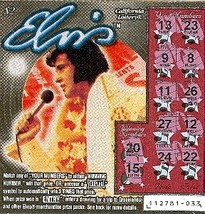Elvis Presley 2002 California Scratcher - £1.95 GBP