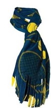 Tenis Fleece Scarf - Navy - £7.47 GBP