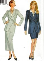 Dressy Jacket and Skirt Suit (Six Sizes in One) (Instructions in French ... - $17.70