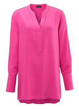 Aniston Long Blouse In Pink Uk 10 Us 6 Eur 38 (fm10-9) - £28.79 GBP
