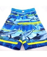 OP Ocean Pacific Shark Print Board Shorts Swim Trunks Lined Boys Youth X... - £10.16 GBP
