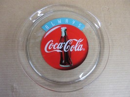 Vintage Always Coca Cola 13 Inch Round Glass Tray Plate    A - £21.62 GBP