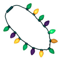 Vintage Inspired LED Light Bulb Necklace Mardi Gras Costume Accessory, L... - $614.51 MXN