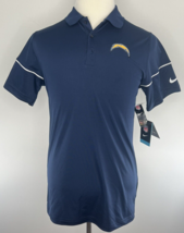 Nike Dri-Fit Polo Shirt San Diego Chargers NFL Football Navy Blue Men&#39;s Sm $120 - £35.97 GBP