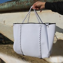 Fashion Spain Women Luxury Totes Bag Large Neoprene Shoulder Bag Light Bolsas Fe - £56.43 GBP
