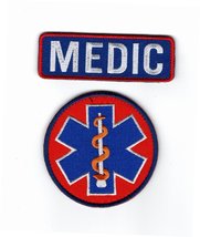 Medic EMT Tactical Hook Patch [ 2pcs Bundle by Miltacusa] - £7.85 GBP
