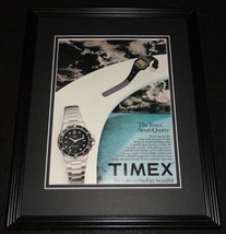 1982 Timex Sports Quartz Watch 11x14 Framed ORIGINAL Vintage Advertisement - £27.25 GBP
