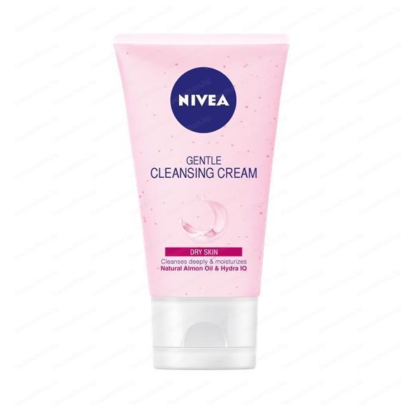 Nivea Gentle Cleansing Cream Wash Dry Skin 150 ml With Almond Oil & Hydra IQ - $15.85