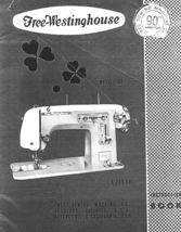Free Westinghouse 603 manual for sewing machine Hard Copy - $12.99