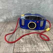 Vintage 1993 Fisher Price Perfect Shot Camera 110 Film 35mm Model 3815 Blue/Red - £11.94 GBP