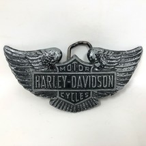 Vintage Harley Davidson Motorcycles Wings Soaring Belt Buckle Biker Mech... - $98.99