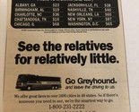 1990s Greyhound Bus Service Vintage Print Ad Advertisement pa19 - £3.93 GBP