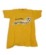 VINTAGE 1980s Burger King Pittsburgh Spirit MISL Soccer T-Shirt 34-36 - £77.84 GBP