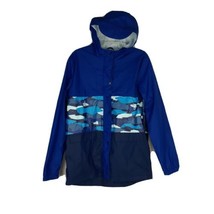 Cat &amp; Jack NWT Wind &amp; Water Resistant Jacket ~ Sz XL ~ Blue ~ Long Sleeve  - £13.66 GBP