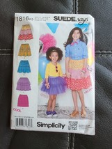 Simplicity Girls Pull On Skirts Size 7 - 14  Sewing Pattern 1816 Partially Cut - £6.72 GBP