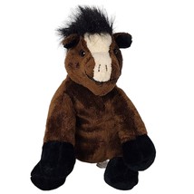 Harry And David Animal Adventure Brown Sitting Horse Stuffed Animal 2006 7&quot; - £18.11 GBP