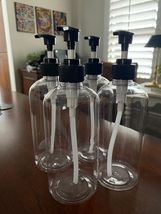 Empty Plastic Pump Bottles Dispenser 4 pack 16oz/500ml Portable 3&quot;L x 3&quot;... - $17.82